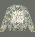 Vintage Camo Make Jesus Famous sweatshirt
